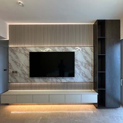 Media wall unit